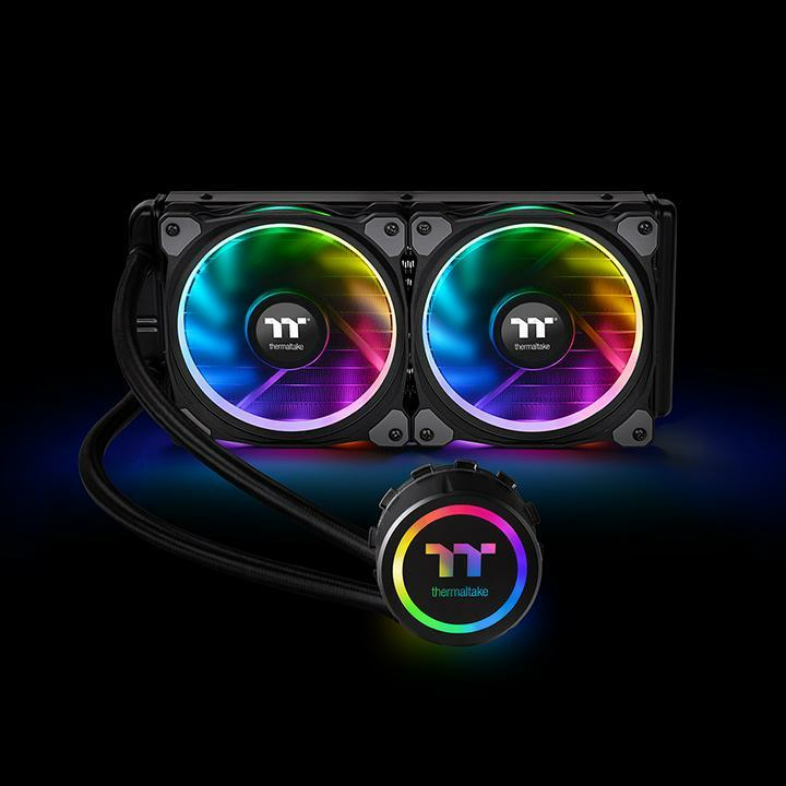 Thermaltake Floe Riing RGB 240 TT Premium Edition Bloc de refroidissement d'unité centrale par eau pour système de refroidissement pour : LGA1156 AM2 AM2+ LGA1366 AM3 LGA1155 AM3+... - vue 4