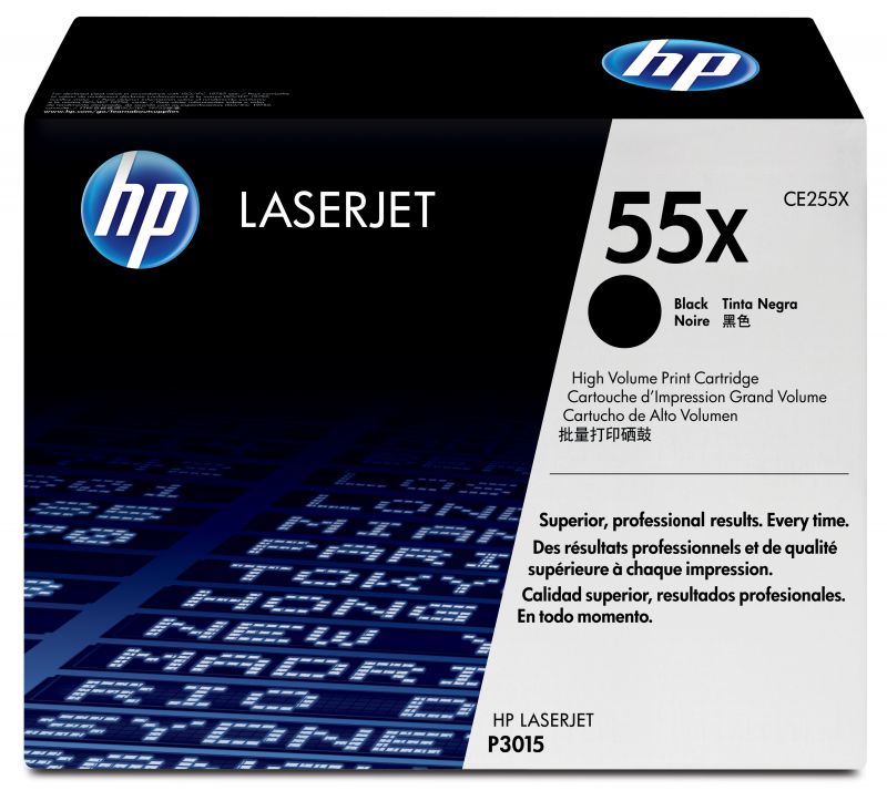 HP 55X À rendement élevé original LaserJet cartouche de toner CE255X pour LaserJet Enterprise MFP M525 LaserJet Enterprise Flow MFP M525 LaserJet Managed MFP M525 - vue 2