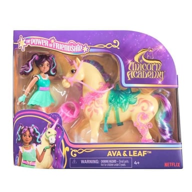 Figurines Ava + Leaf - 5 accessoires inclus - des 4 ans - L'École des Licornes - Neuf
