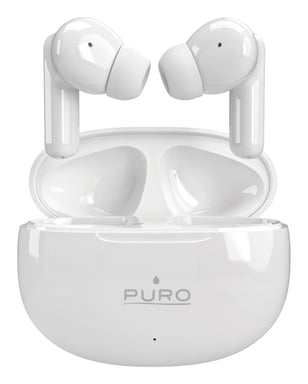 PURO PLAY PRO Auriculares Inalámbricos Llamadas/Música USB Tipo-C Bluetooth Blanco