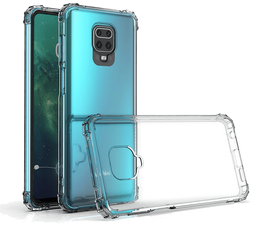 Coque Silicone Anti-Chocs pour XIAOMI Redmi Note 9 Pro Transparente Protection Gel Souple