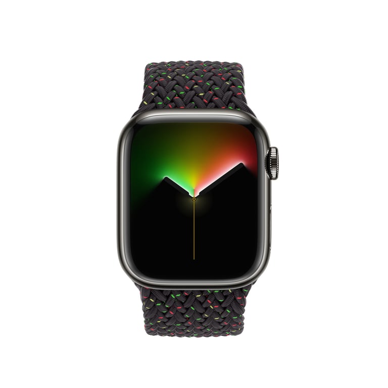 Bracelet Apple Watch 49mm Solo tressé Black Unity - vue 9