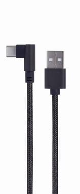 Gembird CC-USB2-AMCML-0.2M câble USB USB 2.0 0,2 m USB A USB C Noir