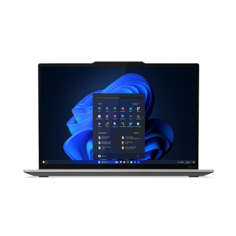 Lenovo ThinkPad X1 2 in 1 Gen 10 Copilot+ PC Intel Core Ultra 7 Hybride 2 en 1 35 6 cm 14 Écran tactile 2.8K LPDDR5x SDRAM SSD Wi Fi 7 802.11be Windows 11 Pro Allemand Neuf - vue 3
