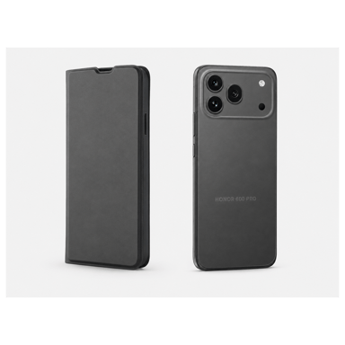 Jaym - Custodia Folio Nera Stand Compatibile con Honor 600 o Honor 600 Pro