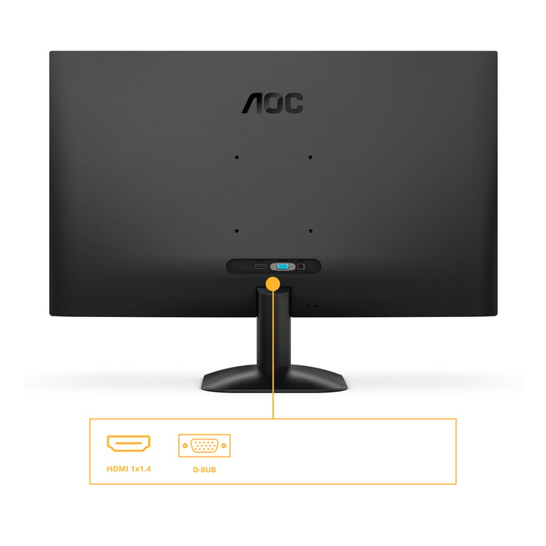 AOC B3 24B35HM2 écran plat de PC 60,5 cm (23.8 ) 1920 x 1080 pixels Full HD LED Noir - Neuf