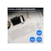 Pack clavier souris filaire BLUESTORK Media Office AZERTY avec 15 touches multimédias Blanc