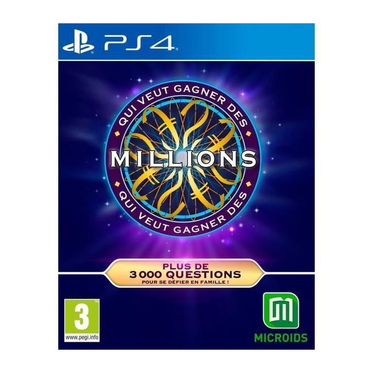 Qui veut gagner des millions Jeu PS4 - Neuf