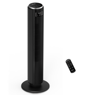 Ventilador de torre LEVOIT TempSense 36 DC con 12 velocidades y tecnología Vortexair.