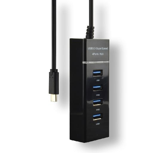 MCL USB3C H114 hub & concentrateur USB 3.2 Gen 1 3.1 Gen 1 Type C 5000 Mbit/ Neuf - vue 3