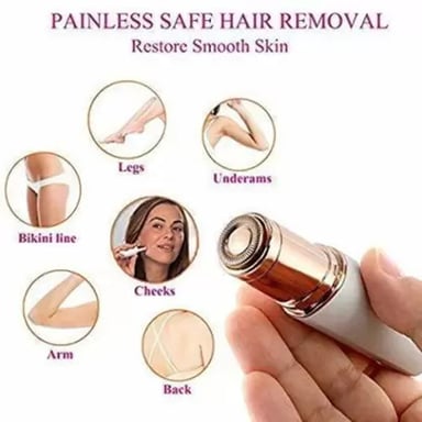 Depiladora para eliminar el vello facial sin dolor