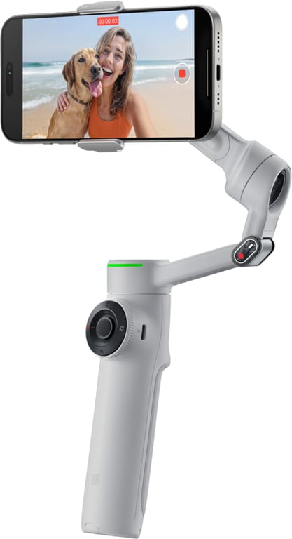 Insta360 Flow 2 Pro Stabilisateur IA Pliable pour iPhoneAndroid 360° Perche à Selfie et trépied intégrés - vue 8