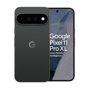 Pixel 11 Pro XL (5G) 256 Go, Noir volcanique - Neuf