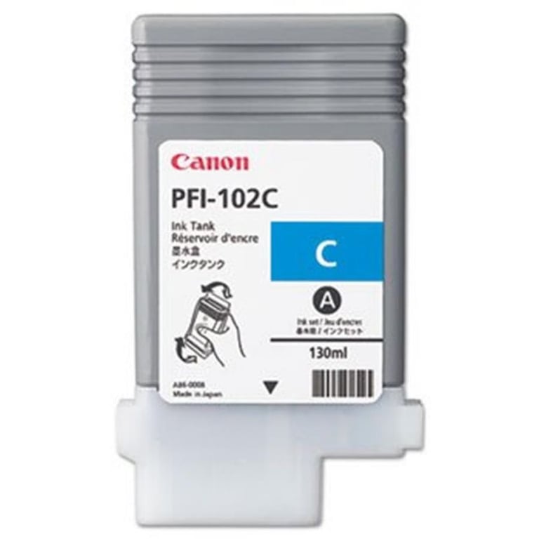 CANON PFI-102C CARTOUCHE D'ENCRE Cyan - 0896B001 - Neuf