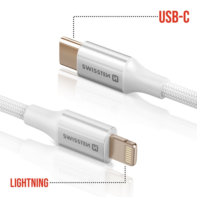 Câble USB C vers Lightning Design Tressé Anti nœud Neuf - vue 6