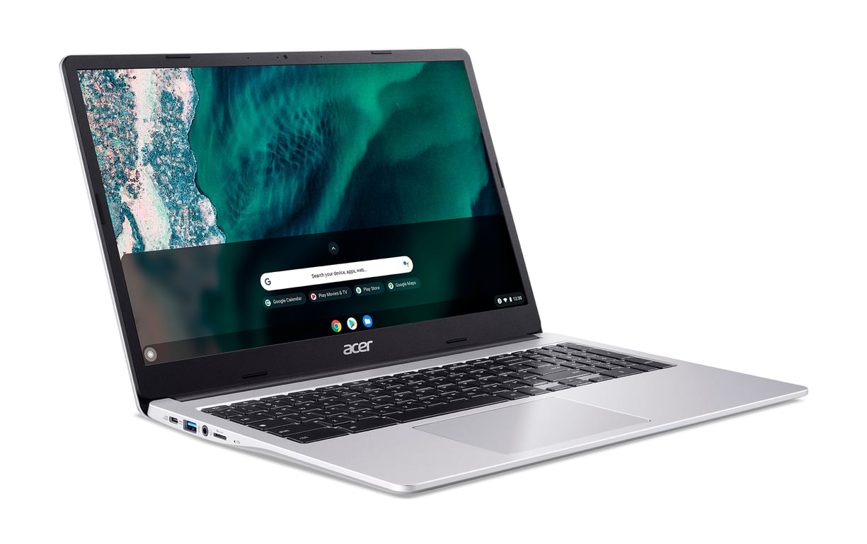 Acer Chromebook CB315-4HT-P0CT 39,6 cm (15.6") Écran tactile Full HD Intel®  Pentium® Silver N6000 8 Go LPDDR4x-SDRAM 32 Go eMMC Wi-Fi 6 (802.11ax)  ChromeOS Argent - Acer