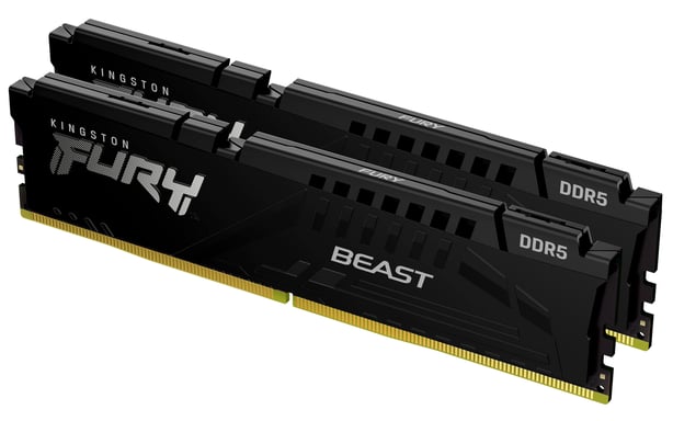 Kingston Fury™ Beast DDR5 - 16 Go (2 x 8 Go) - 4800 MT/s C38 - Intel XMP 3.0 - Noir
