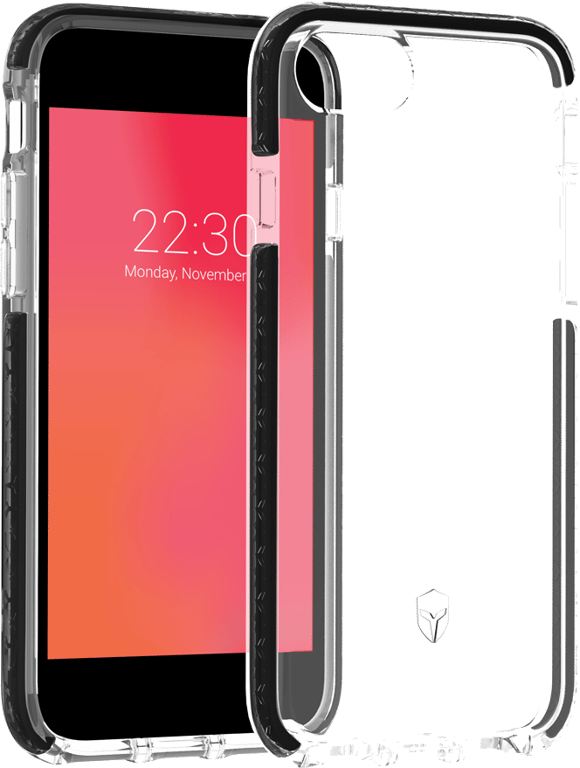 Coque Renforcée Apple iPhone 6/7/8/SE/SE22 LIFE Garantie à vie Contour Gris Force Case