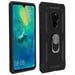 Coque pour Huawei Mate 20 Bi matière Rigide Souple Bague Support Vidéo Noir