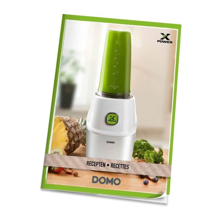 Blender DOMO Xpower DO700BL 3 bouteilles 700 ml et 2 bouteilles 500 ml 10 pièces - vue 3