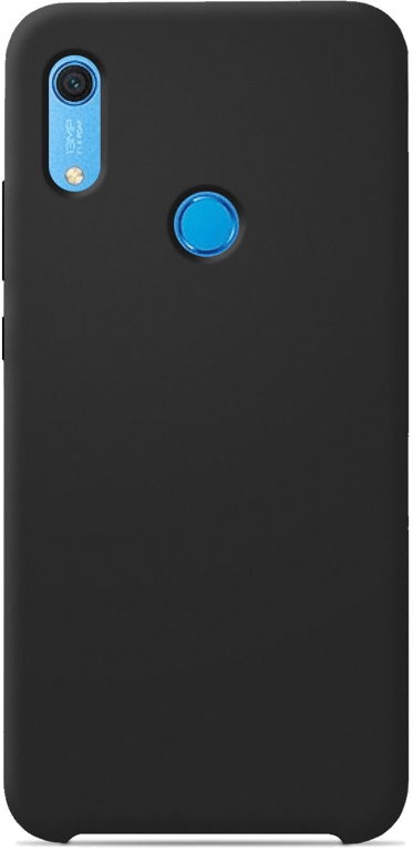 Coque silicone unie compatible Soft Touch Noir Huawei Y6S