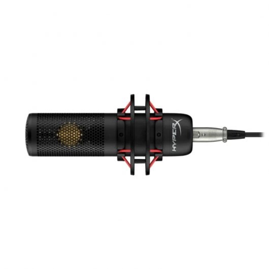 Microphone à condensateur HyperX ProCast Noir, Connection XLR, Cardioïde, support anti-vibration, filtre anti-pop détachable, filtre passe-haut 80Hz - Neuf