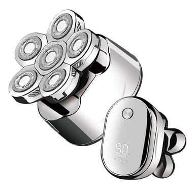 Rasoir/tondeuse 6 en 1 pour la tête et le visage