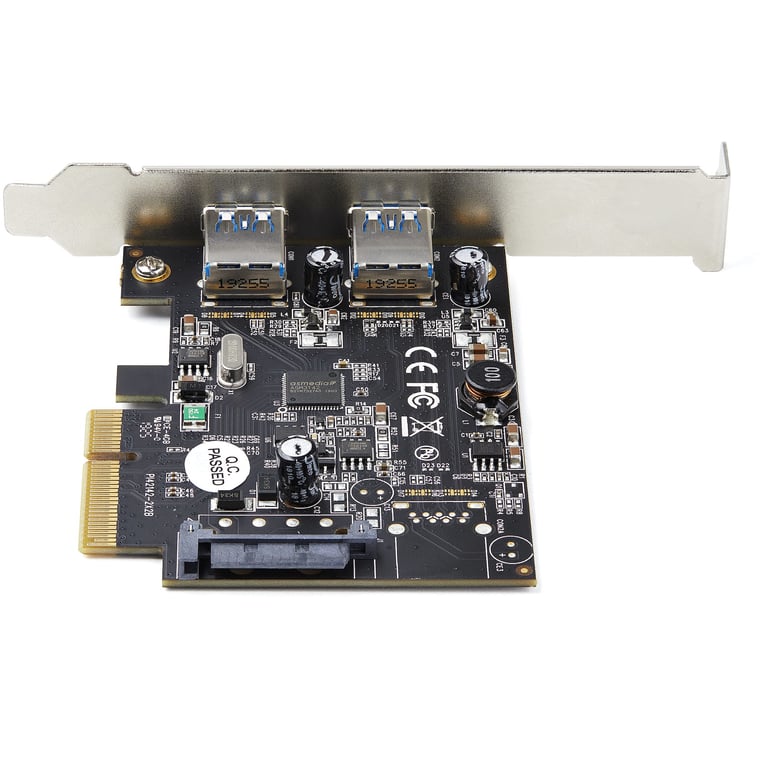 StarTech.com Carte PCIe 2 Ports USB 10Gbpsport Carte Contrôleur Hôte USB 3.13.2 Gen 2 Type A PCI Express 3.0x2 Carte Adaptateur Add. FullLow Profile Windows & Linux PEXUSB312A3 ... - vue 3