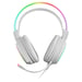 Mars Gaming MHRGBW, Auriculares Chroma RGB Flow, Micrófono Profesional, Sonido Espacial, Blanco