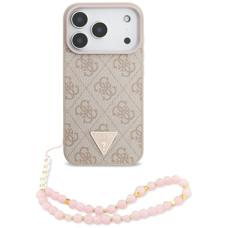 Guess Étui 4G Strap Triangle Logo MagSafe pour iPhone 17 Pro