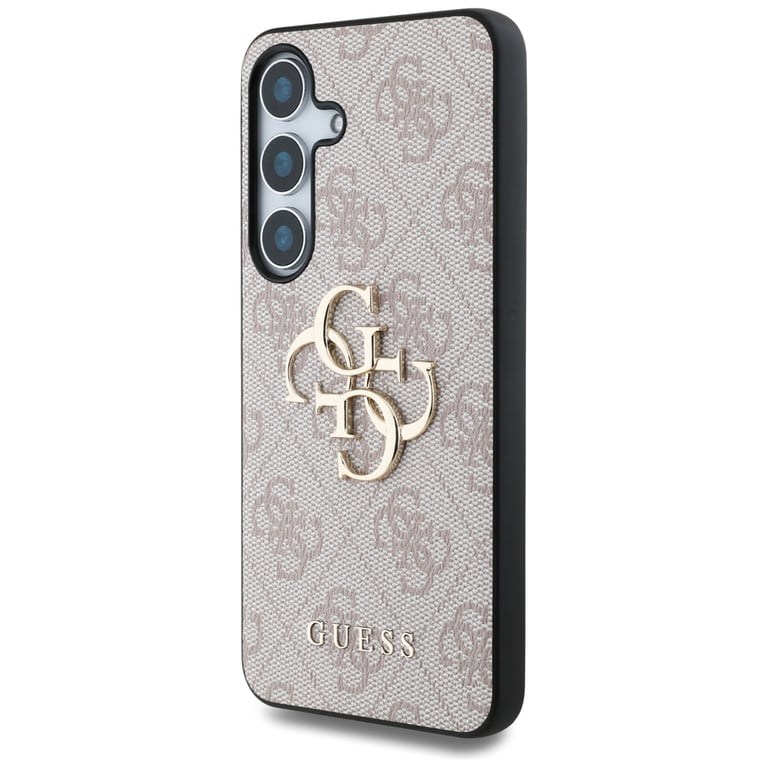Guess Coque telephone - bumper telephone - GUHCS25M4GMGPI - Coque Big 4G Logo Classic pour Samsung Galaxy S25 Plus