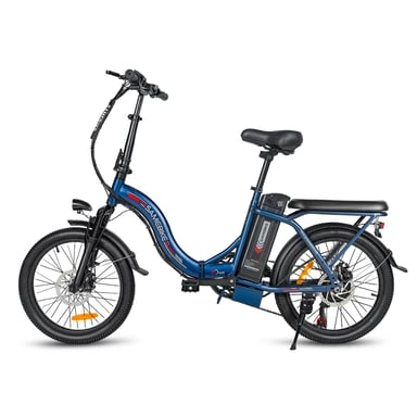 Vélo électrique pliable SAMEBIKE CY20, vélo électrique de banlieue 20'' pour adultes, moteur 350 W, batterie 36 V 12 Ah