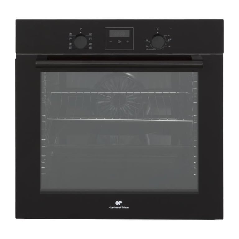 Four encastrable nettoyage catalyse chaleur pulsée CONTINENTAL EDISON F80CBP programmateur digital 59 5 x 59 5 x 56 6 cm - vue 9