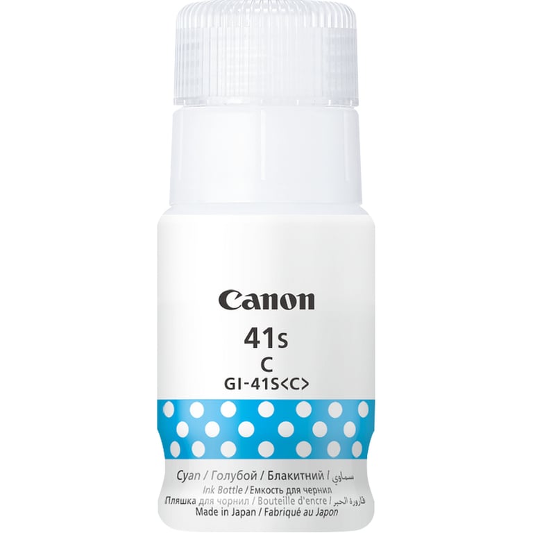 Canon GI 41S C 40 ml cyan original recharge d'encre pour PIXMA G1420 G2420 G2460 G2470 G3420 G3460 G3470 MG2420 MG2460 - vue 3
