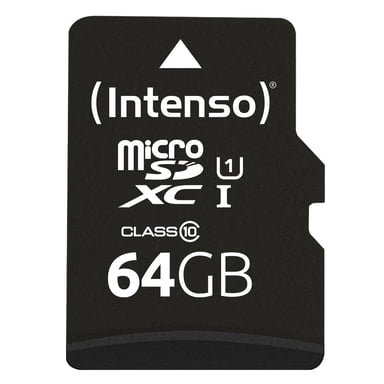 Intenso 3424490 memoria flash 64 GB MicroSD UHS-I Clase 10