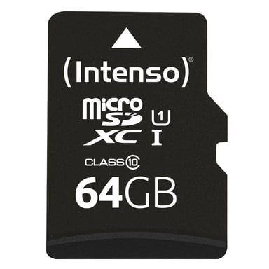 Memoria flash Intenso 3423490 64 GB MicroSDXC UHS-I Classe 10