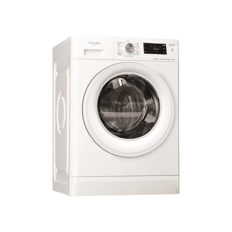 Lave linge hublot WHIRLPOOL FFBU827VFR 8 kg Induction L60cm 1200 trsmin - vue 3