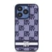 Custodia per iPhone 15 Pro Elegant con motivi a piastrelle e righe