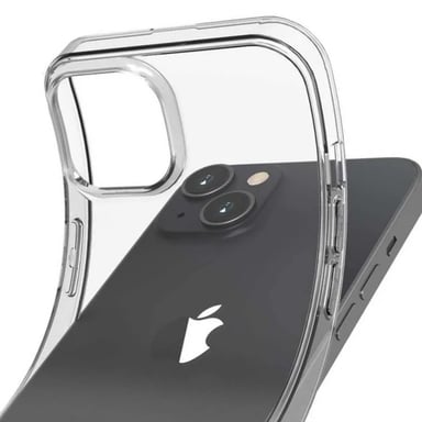 PURO Funda para iPhone 14 Plus Edición 0.3 Nude Compatible MagSafe Transparente