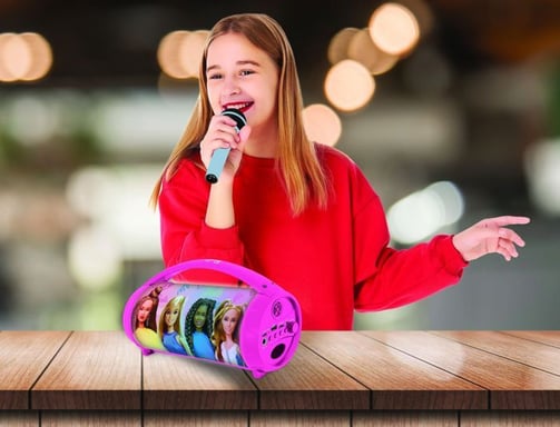 Altoparlante Bluetooth senza fili con microfono di Barbie