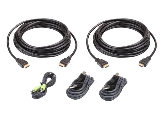 ATEN Kit de cable para KVM seguro HDMI dual display USB de 3 m
