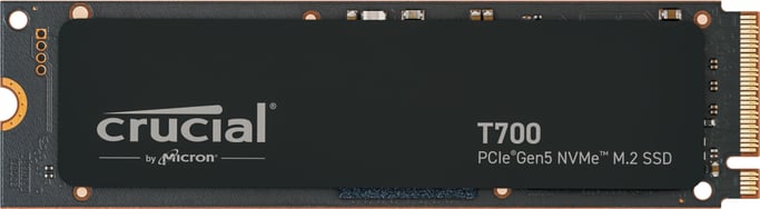 Crucial T700: unidad SSD interna PCI Express 5.0 (NVMe) de 4 TB fiable y de alto rendimiento