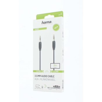 Hama 00205118 câble audio 1,5 m 3,5mm Noir