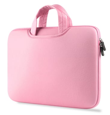 Pochette avec poignée 15'' pour Mac PC Housse Protection Sacoche Ordinateur Portable Tablette 15 Pouces (ROSE)