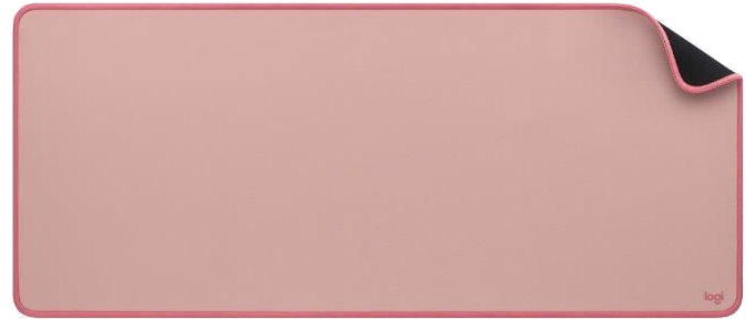 Large Tapis de Bureau - Logitech Desk Mat - Studio Series, Multifonctionnel et Etendu - Rose