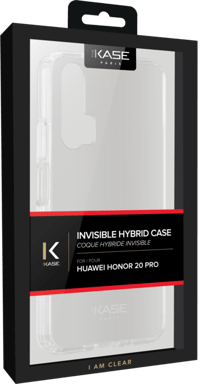 Coque hybride invisible pour Huawei 20 Pro, Transparent