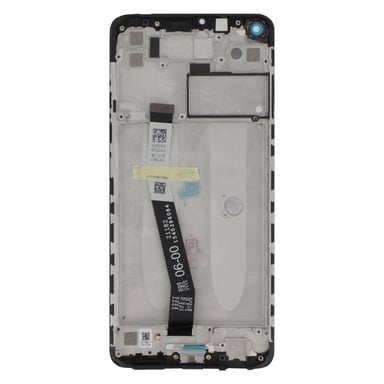 Écran pour Xiaomi Redmi Note 9 LCD + Vitre Tactile + Châssis Gris