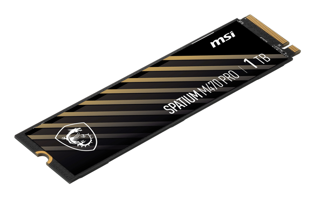 MSI Spatium M470 PRO PCIe 4.0 NVMe .2 1TB disque SSD PCI Express 4.0 3D NAND Neuf - vue 3