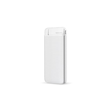 Forever - Batería de Emergencia Blanca - 5000mAh [ Travel Power Bank Externe ] Sortie 1 Puertos USB-A + 1 Puerto USB-C (out)