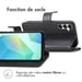 imoshion Étui de télephone portefeuille de luxe pour Samsung Galaxy A26 - Noir
